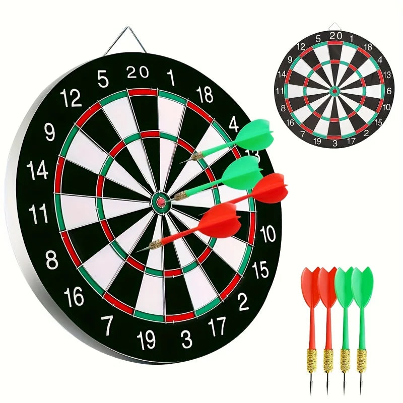 csHanging Starter Dartboard with Bright Colors & Easy Score System
